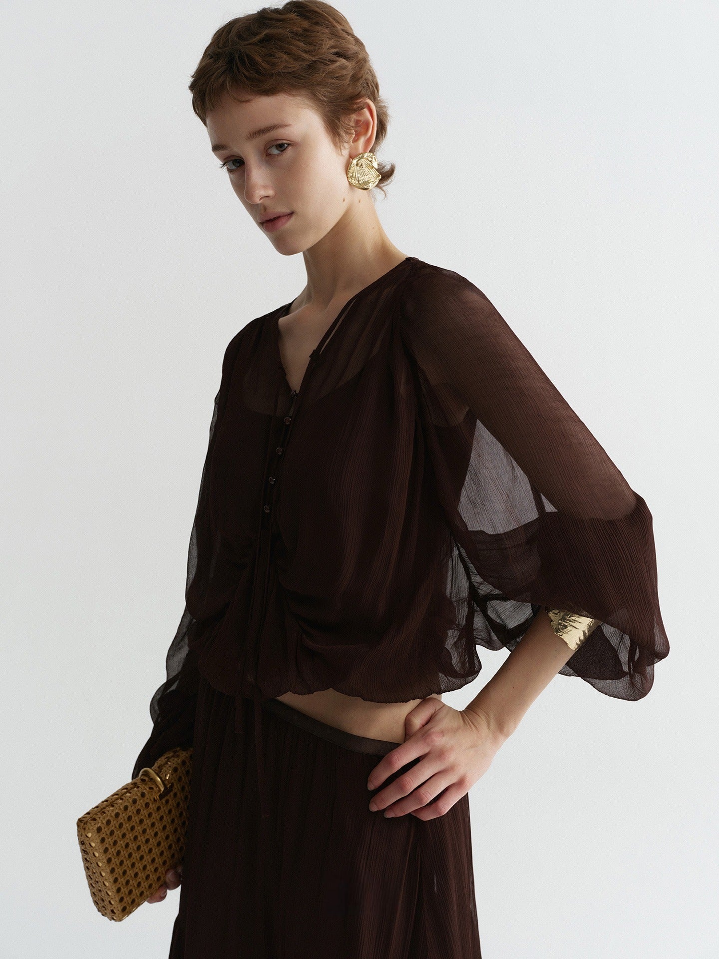 Nocturne Veil Top