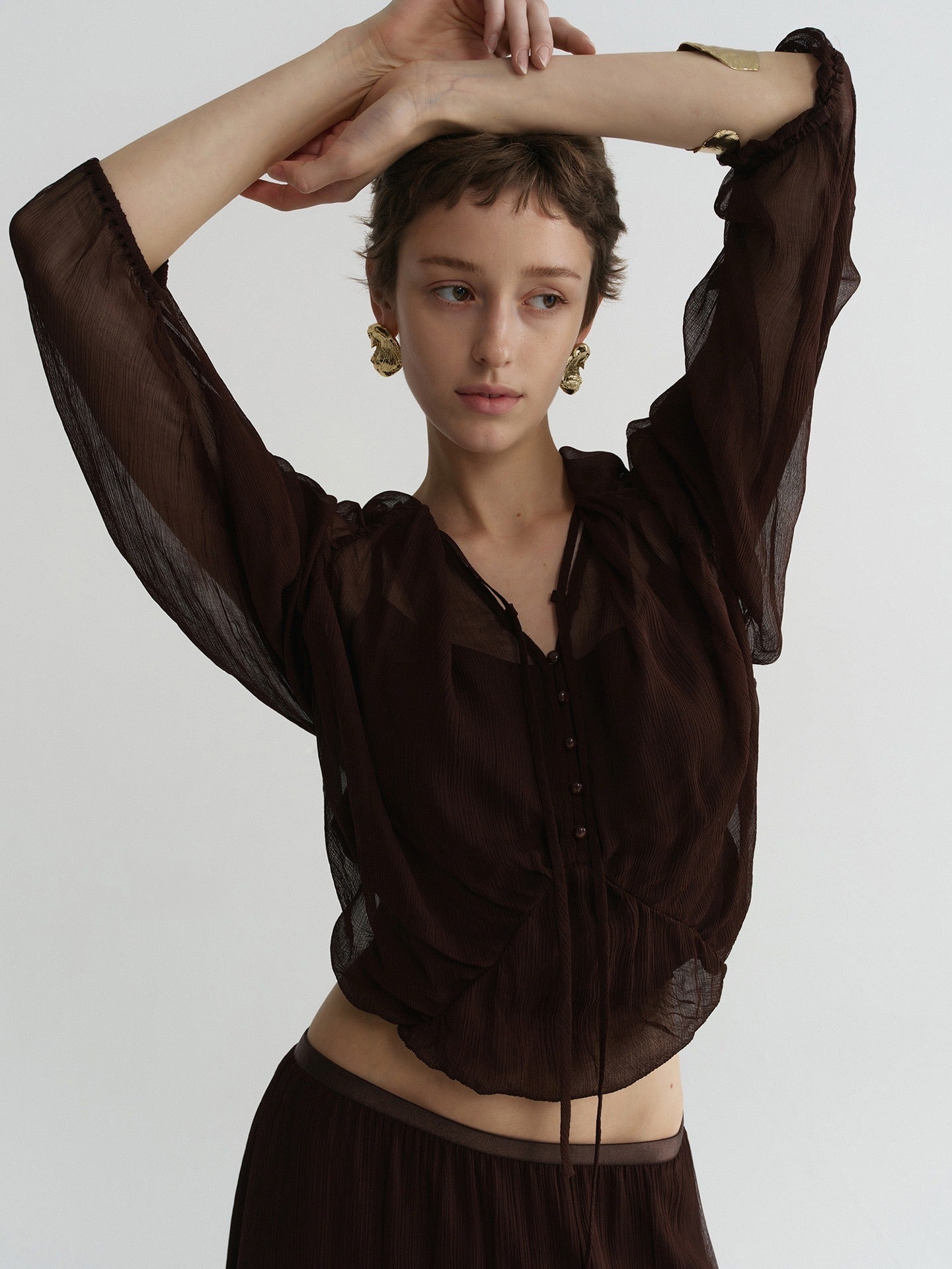 Nocturne Veil Top