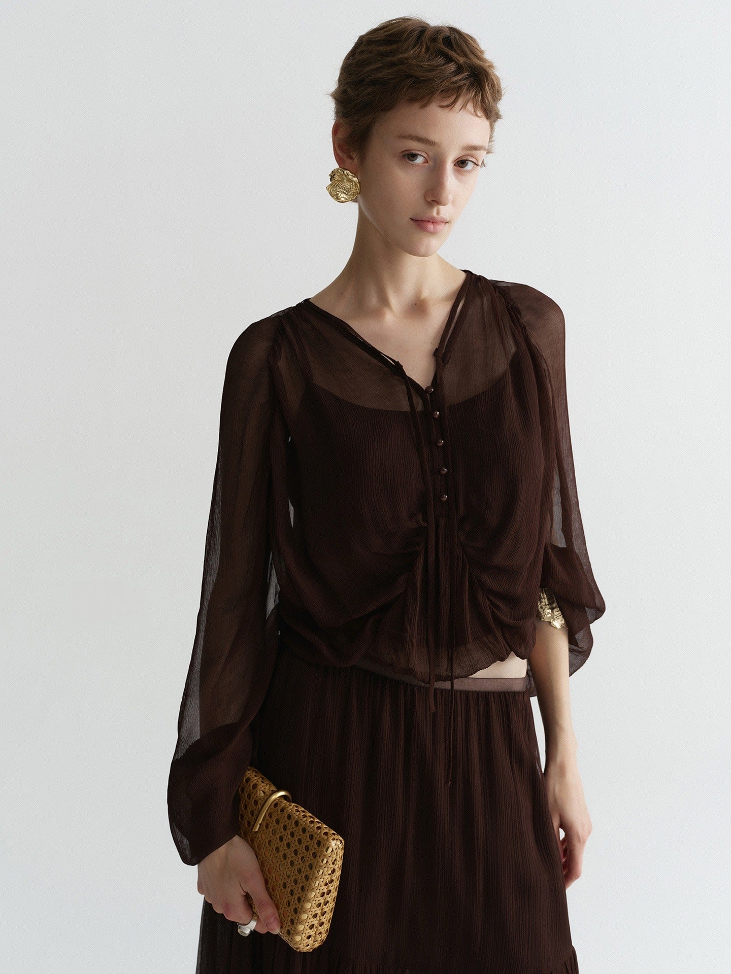 Nocturne Veil Top