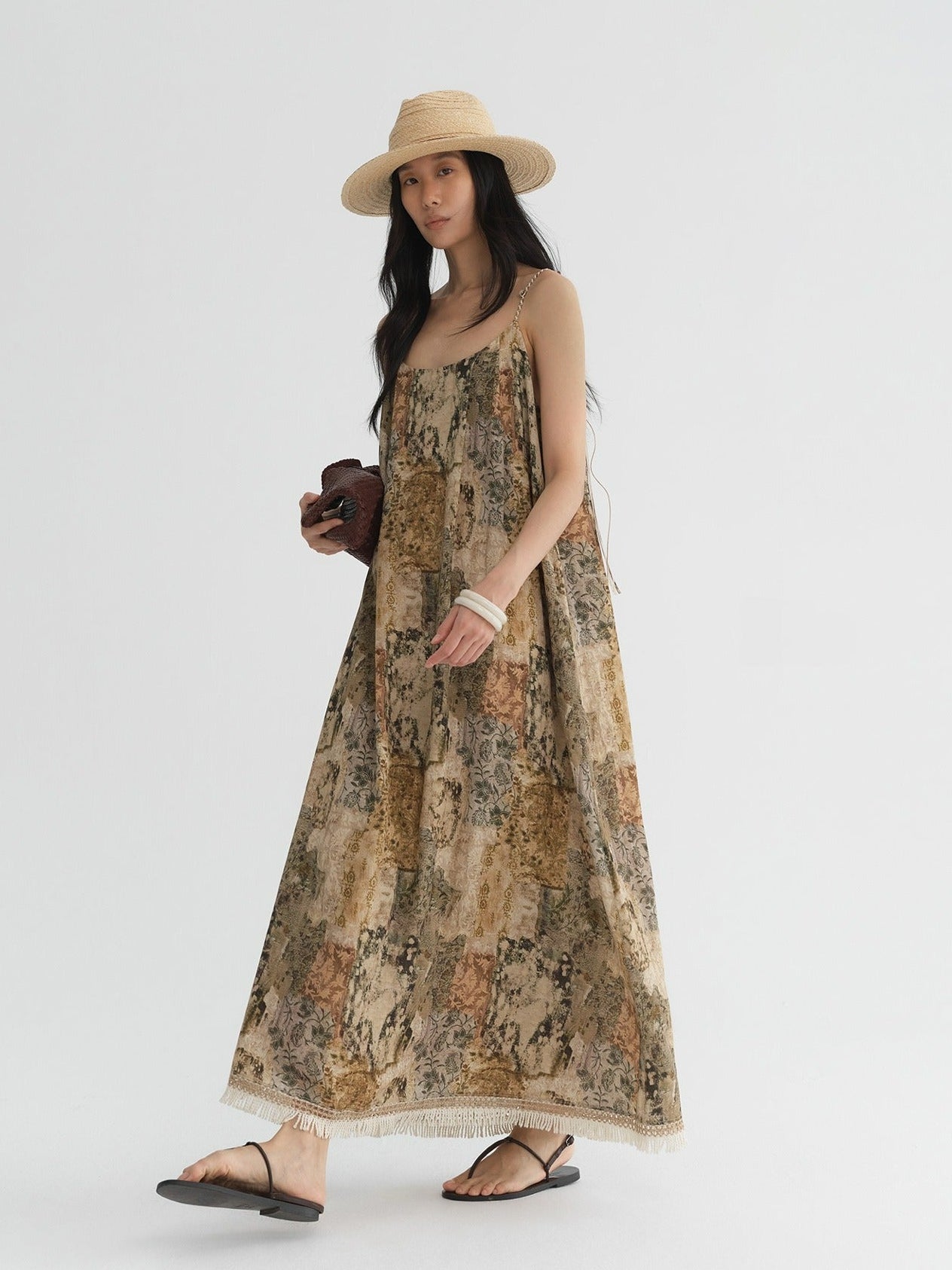 Vela Print Dress
