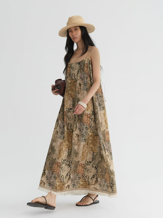Vela Print Dress