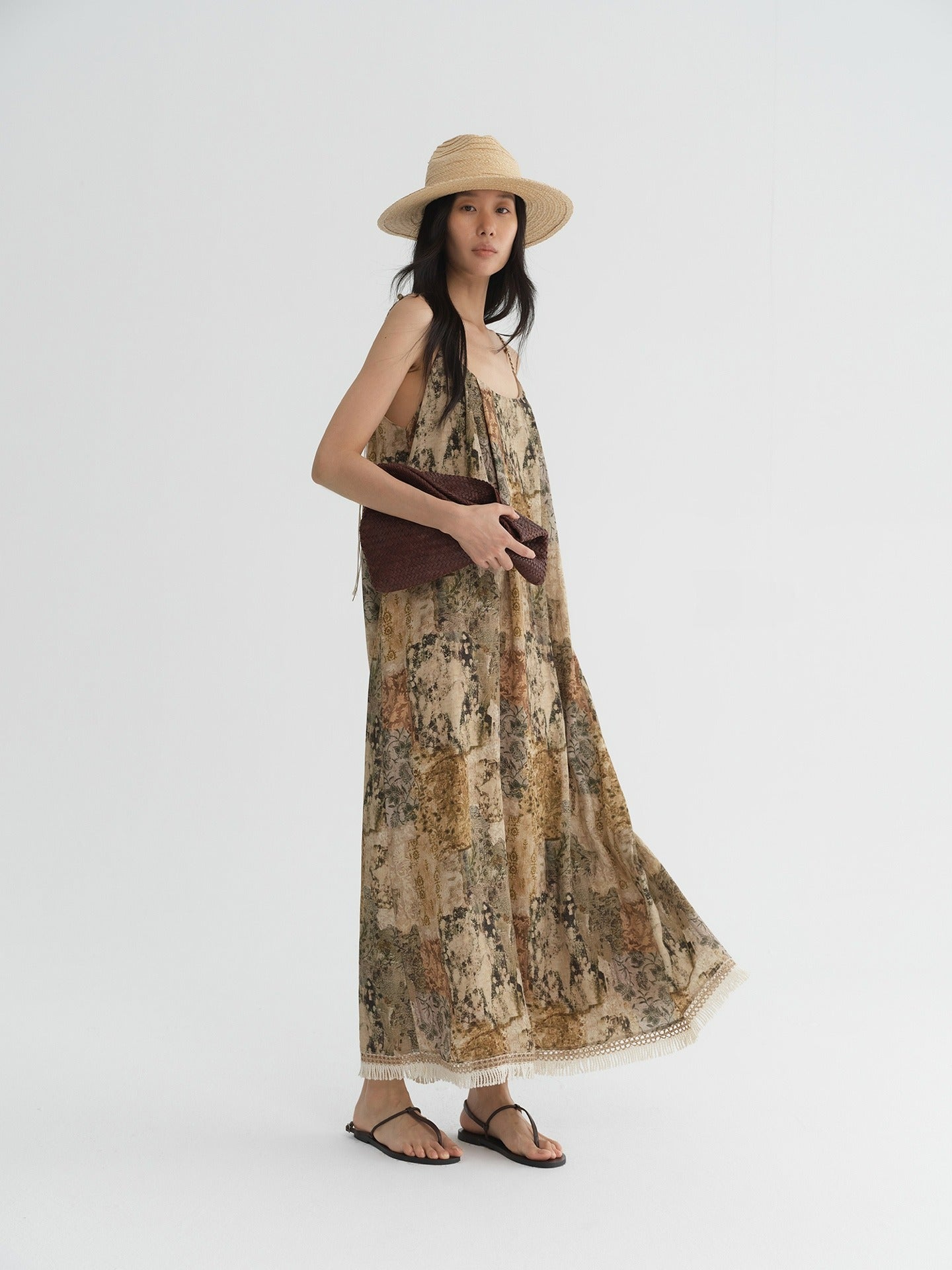 Vela Print Dress