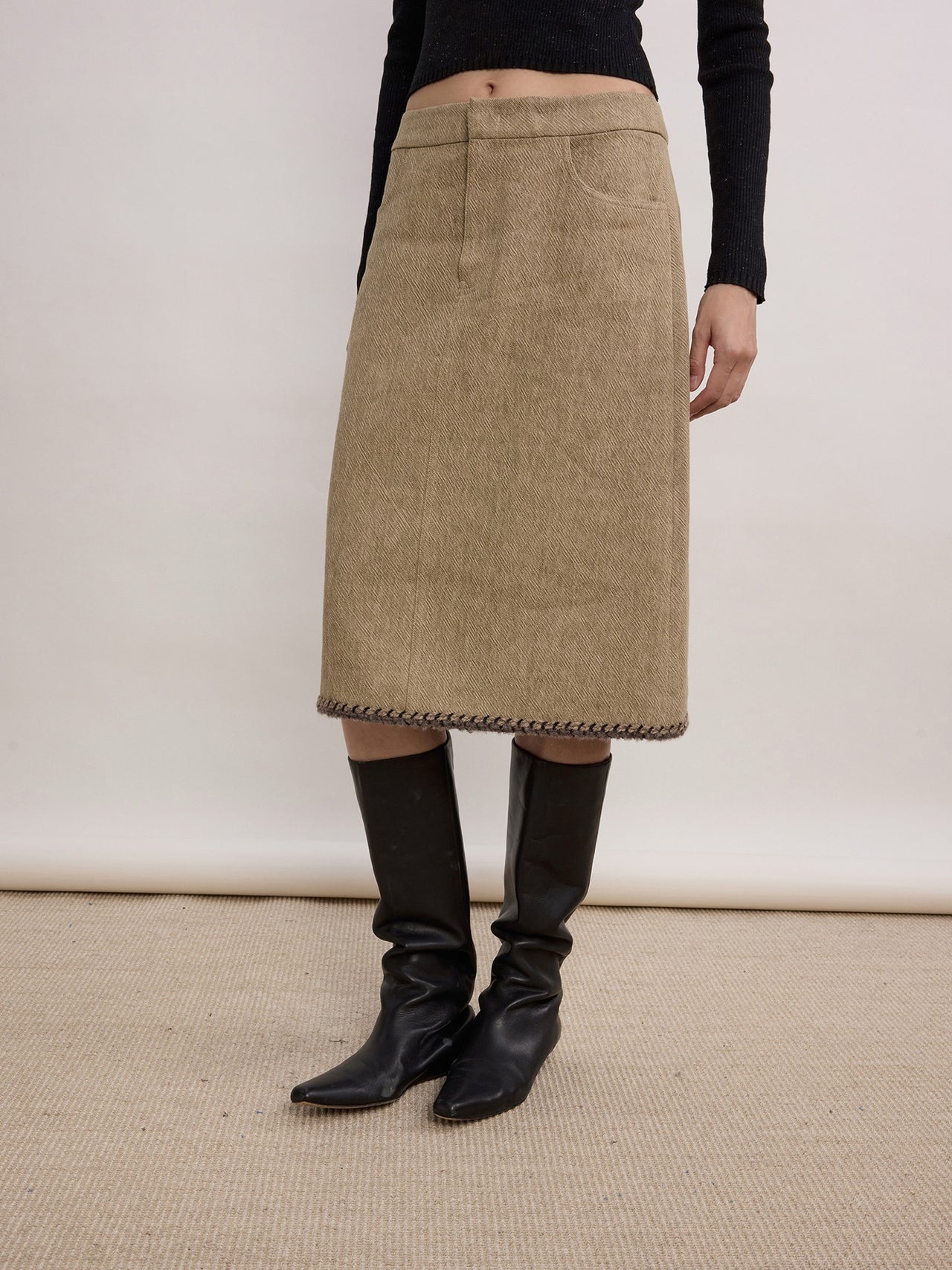 Vale Tweed Skirt