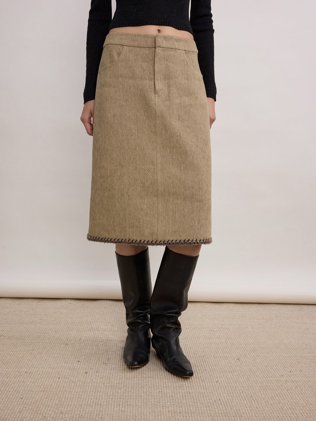 Vale Tweed Skirt