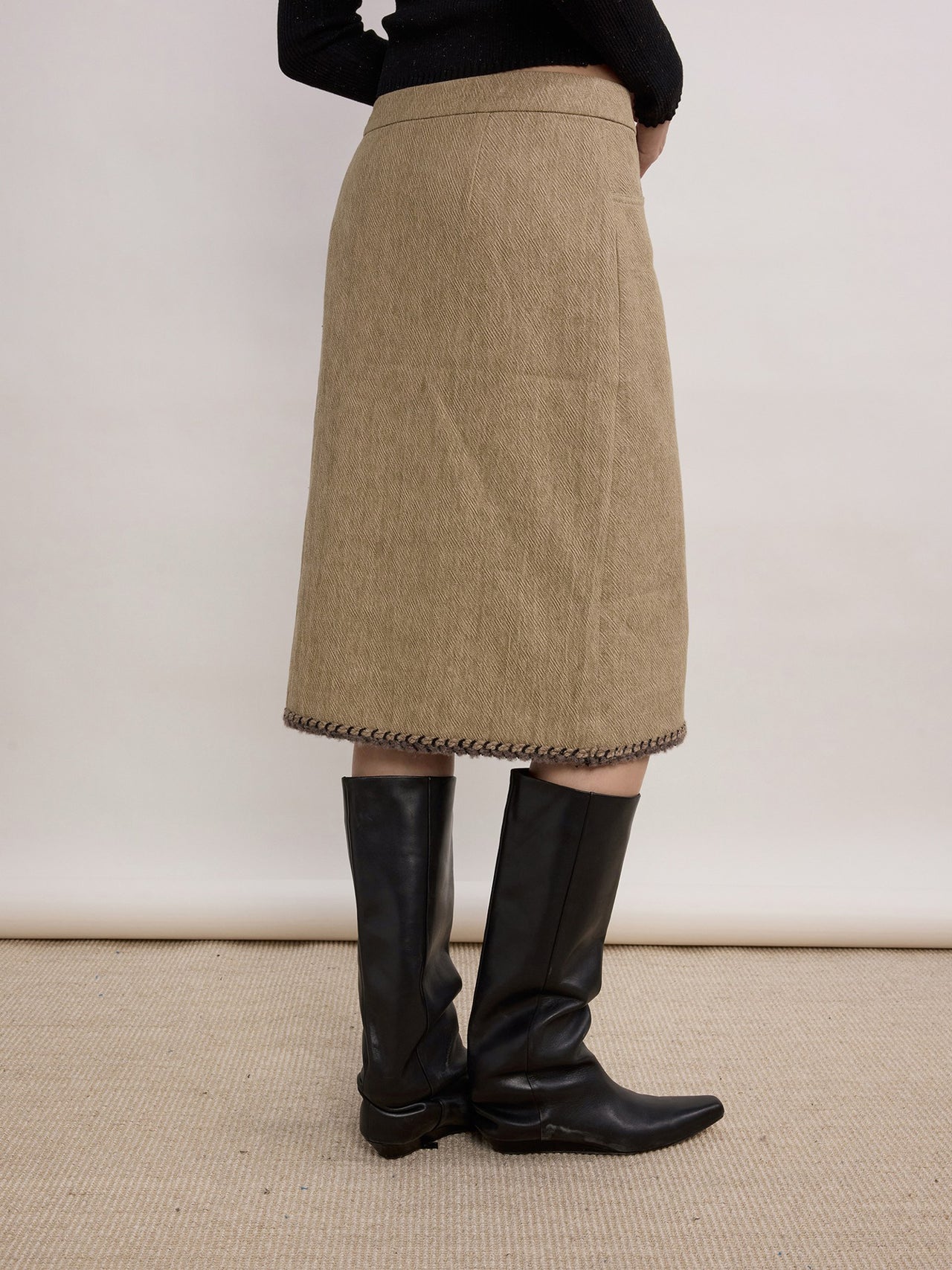 Vale Tweed Skirt
