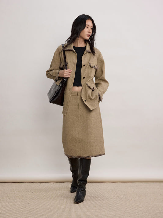 Vale Tweed Skirt