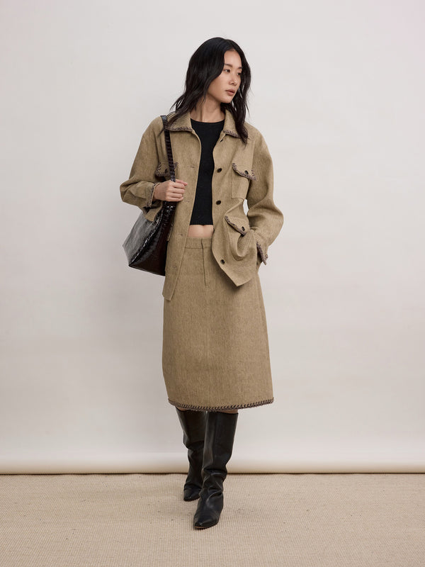 Vale Tweed Skirt