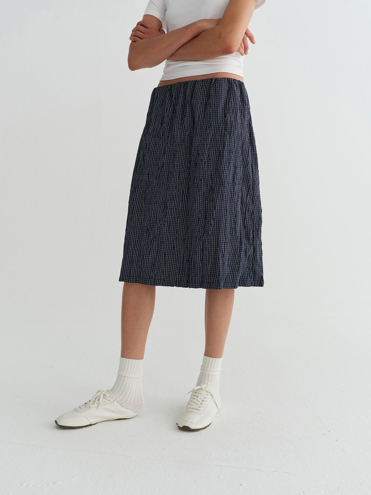 Nove Pleat Skirt