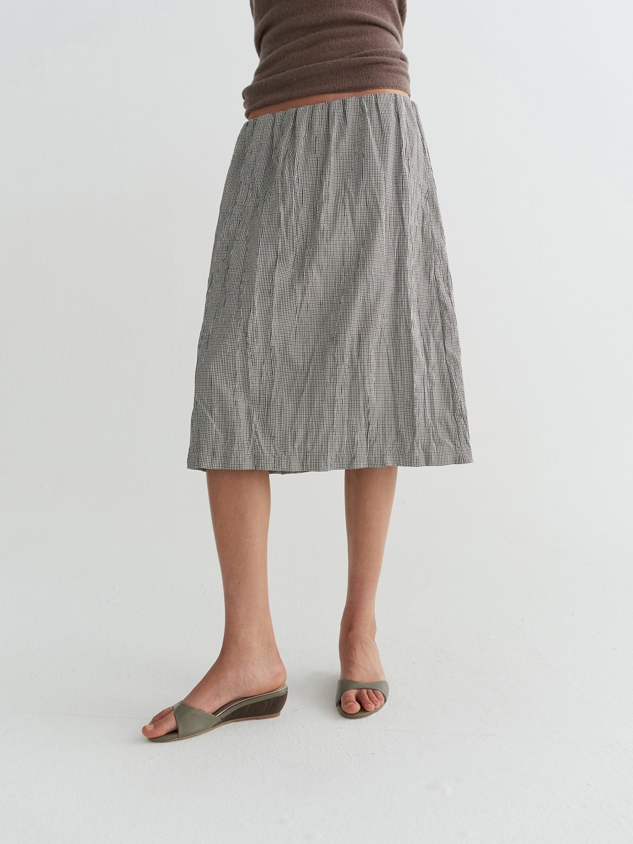 Nove Pleat Skirt