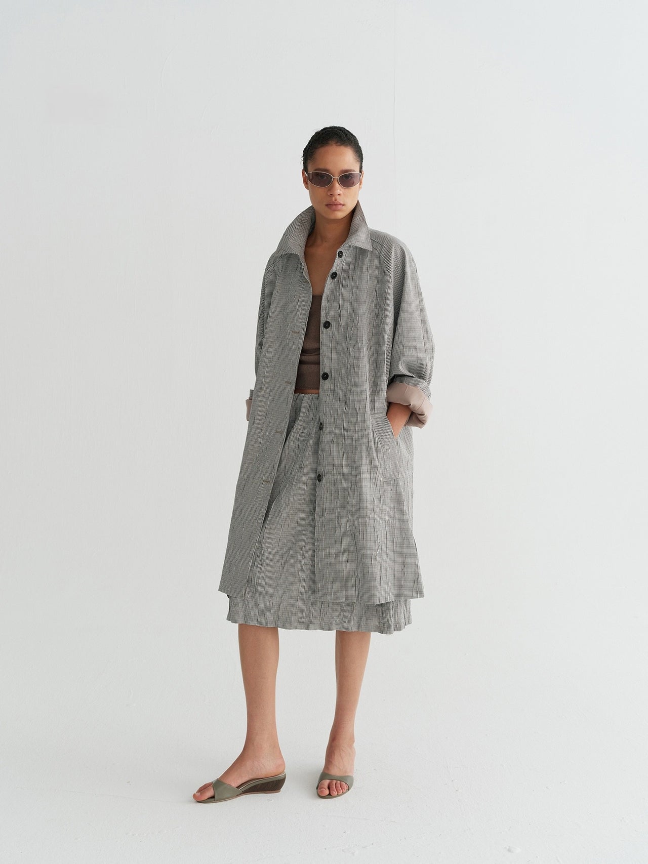 Nove Pleat Skirt
