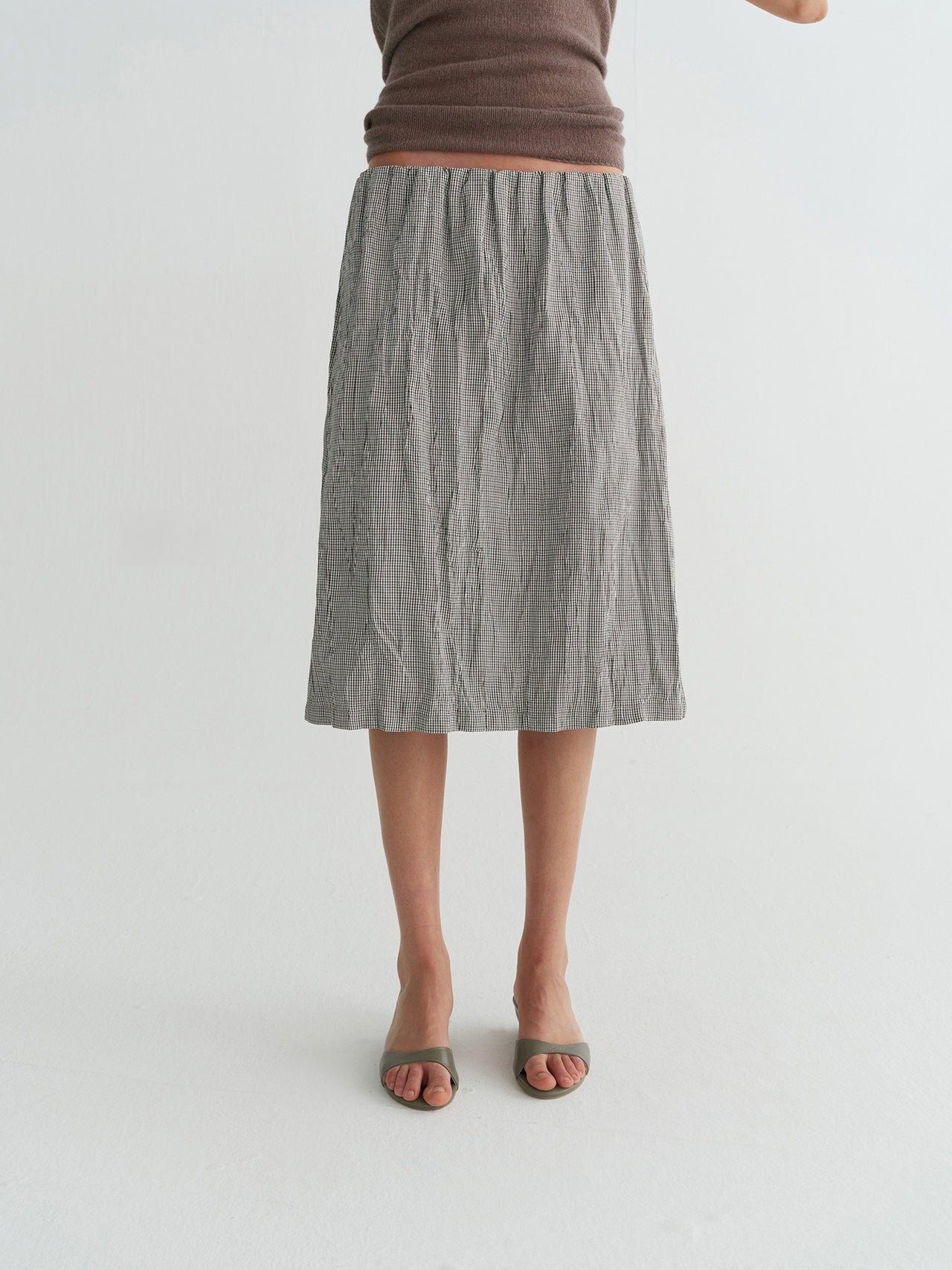 Nove Pleat Skirt