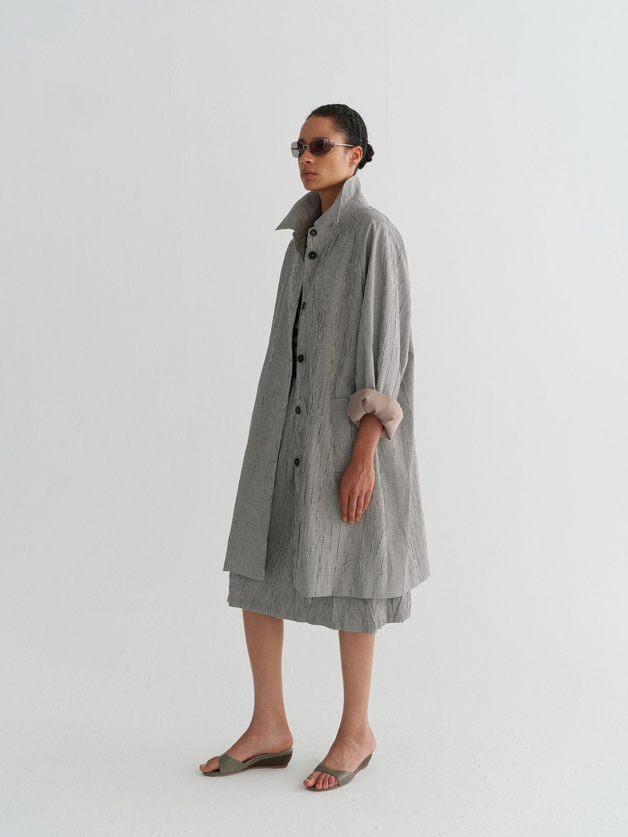 Nove Check Coat