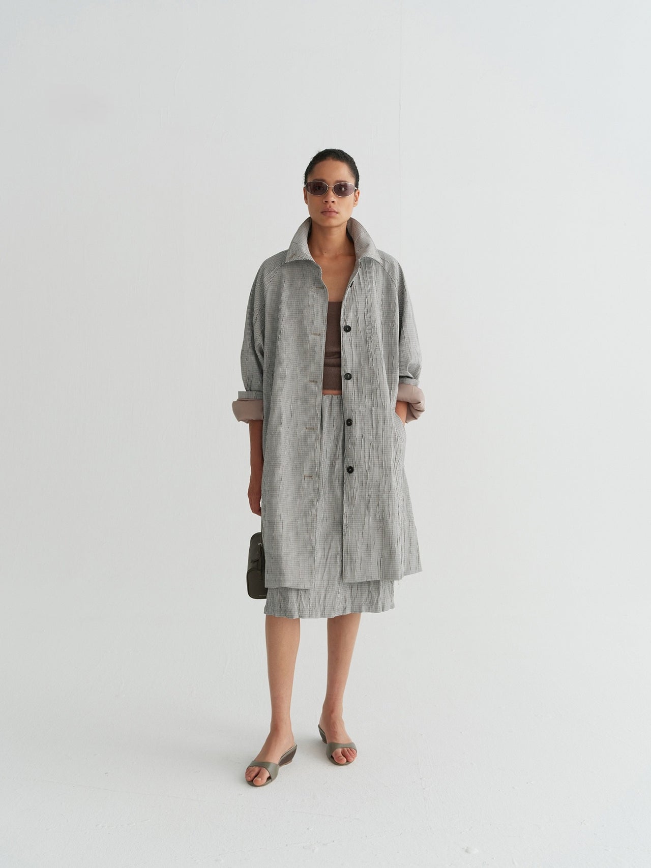 Nove Check Coat