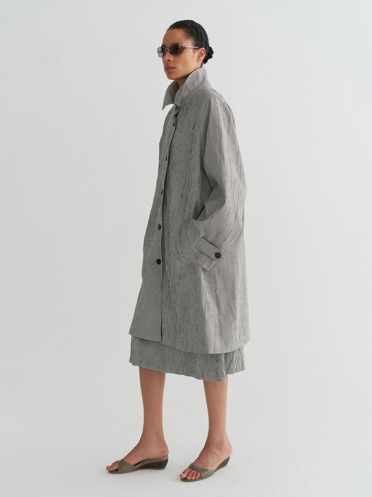 Nove Check Coat