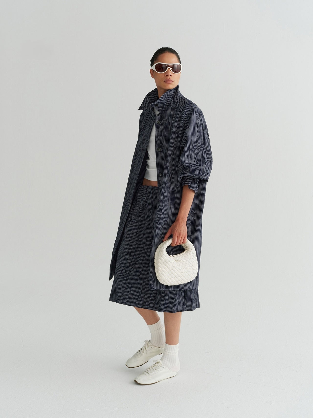 Nove Check Coat