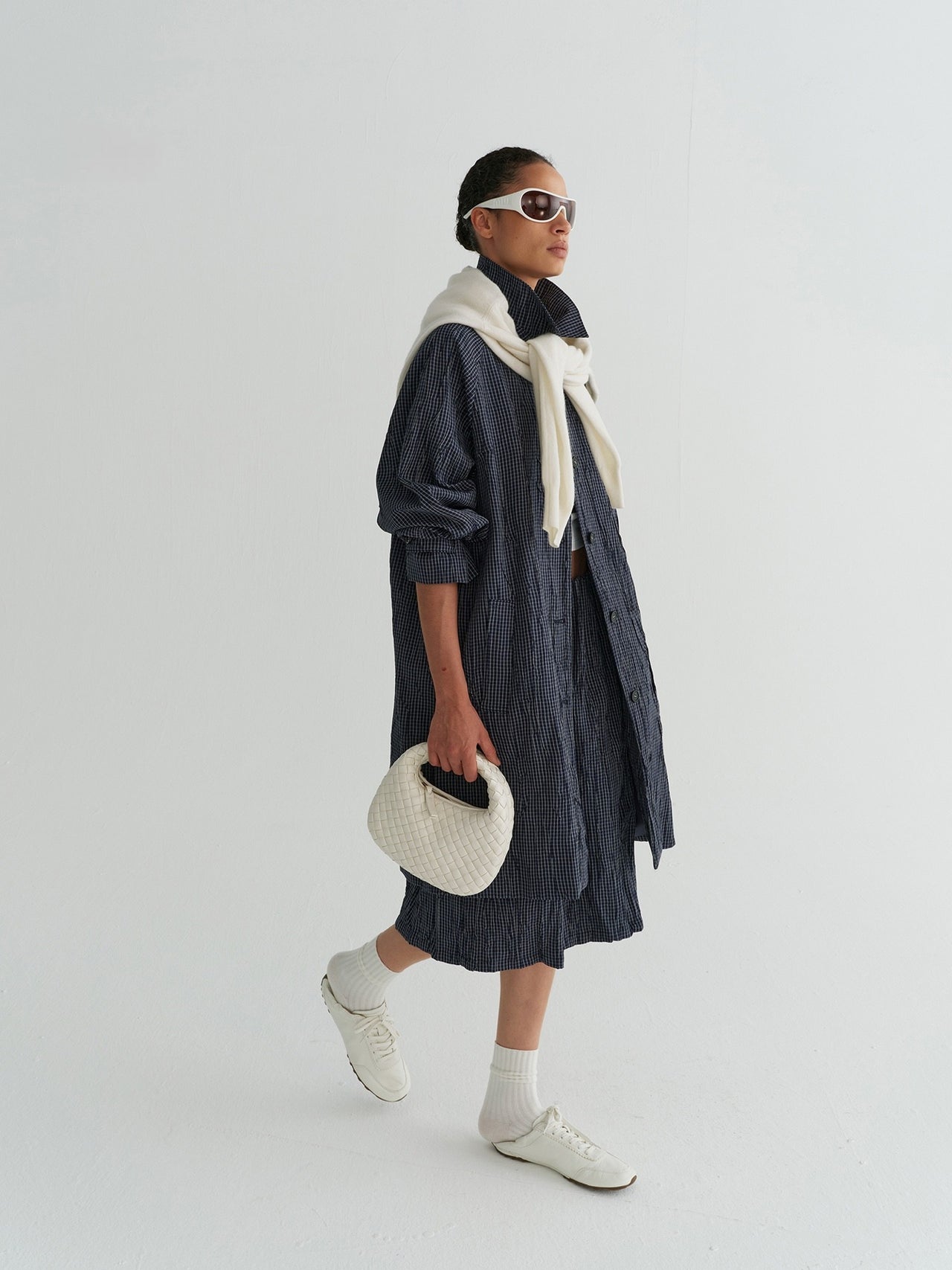Nove Check Coat