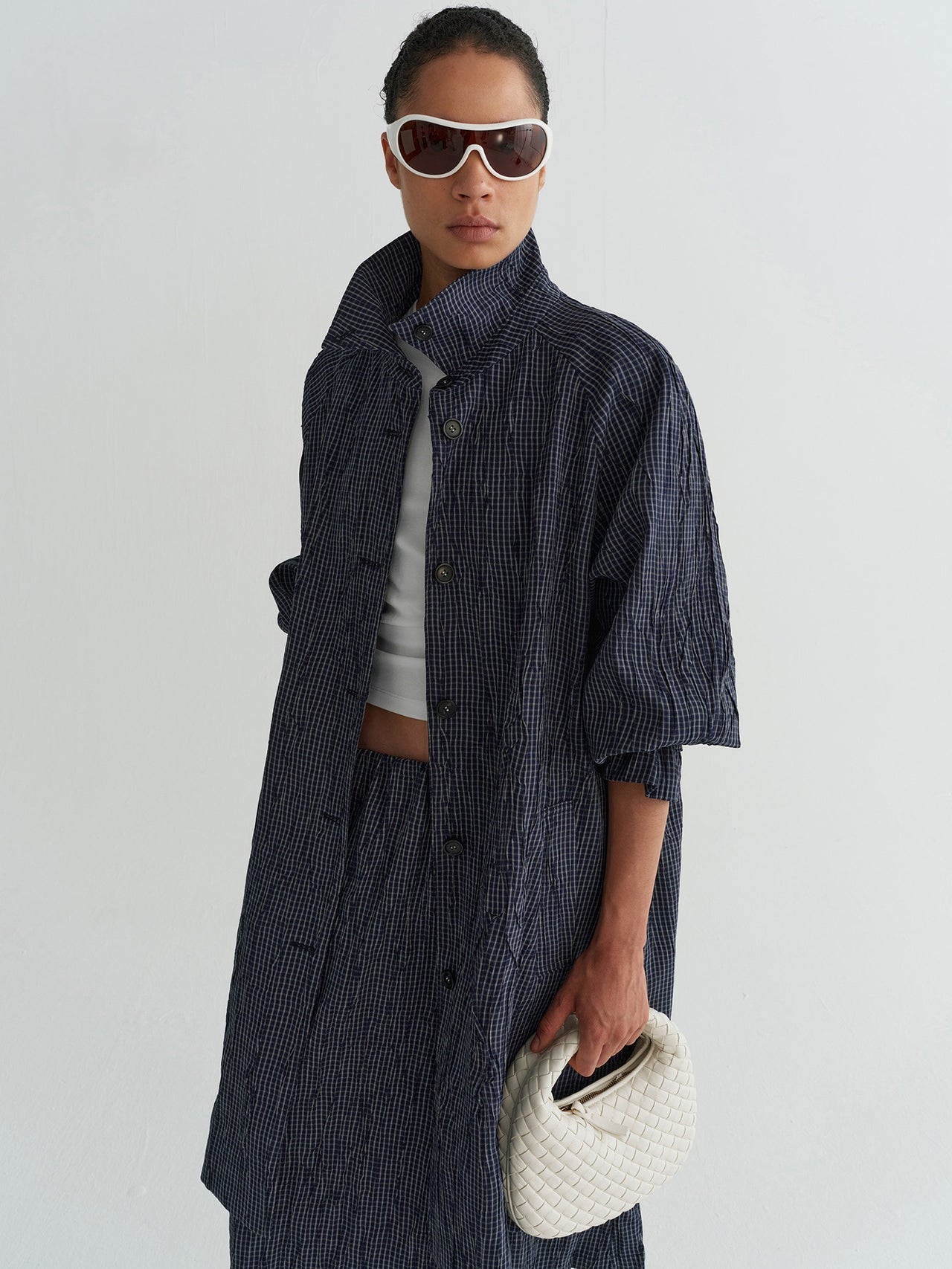 Nove Check Coat