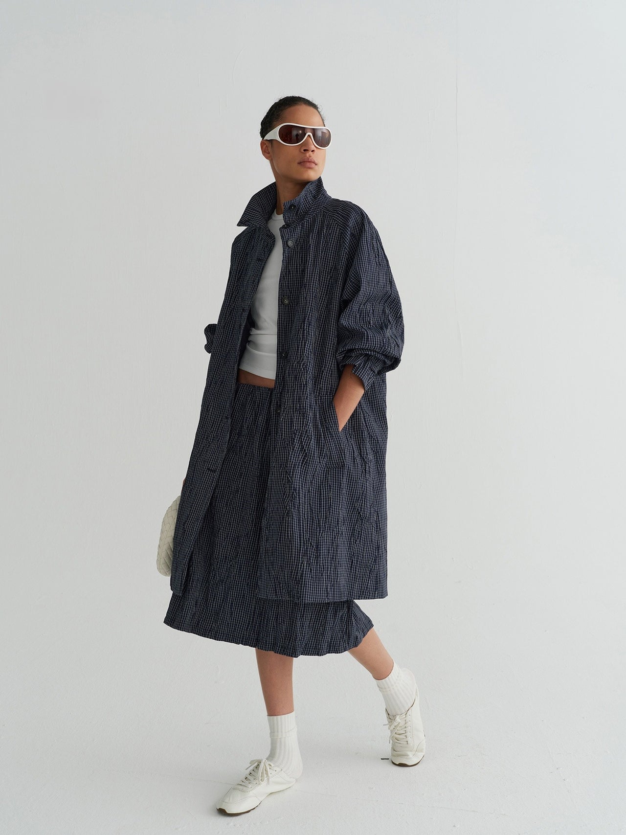 Nove Check Coat