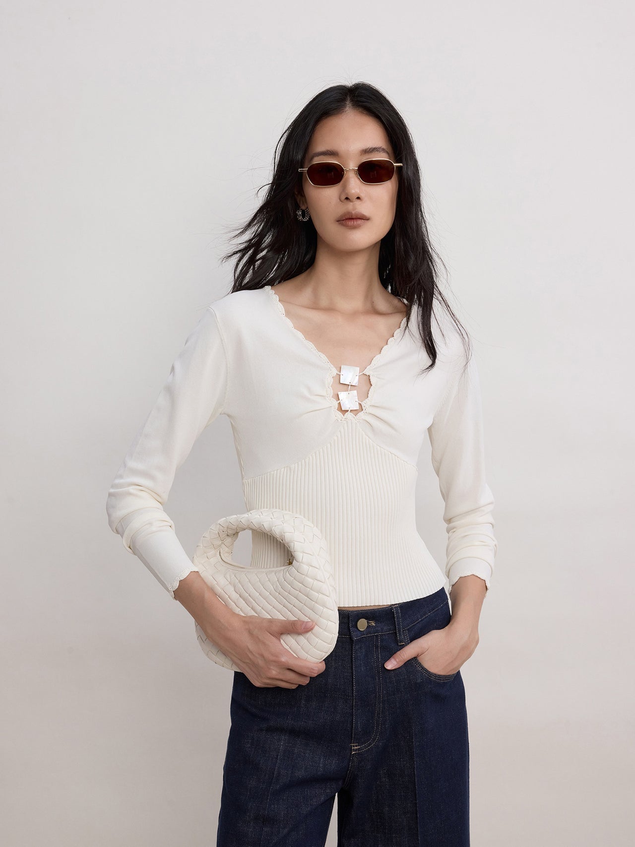 Elara Shell Top