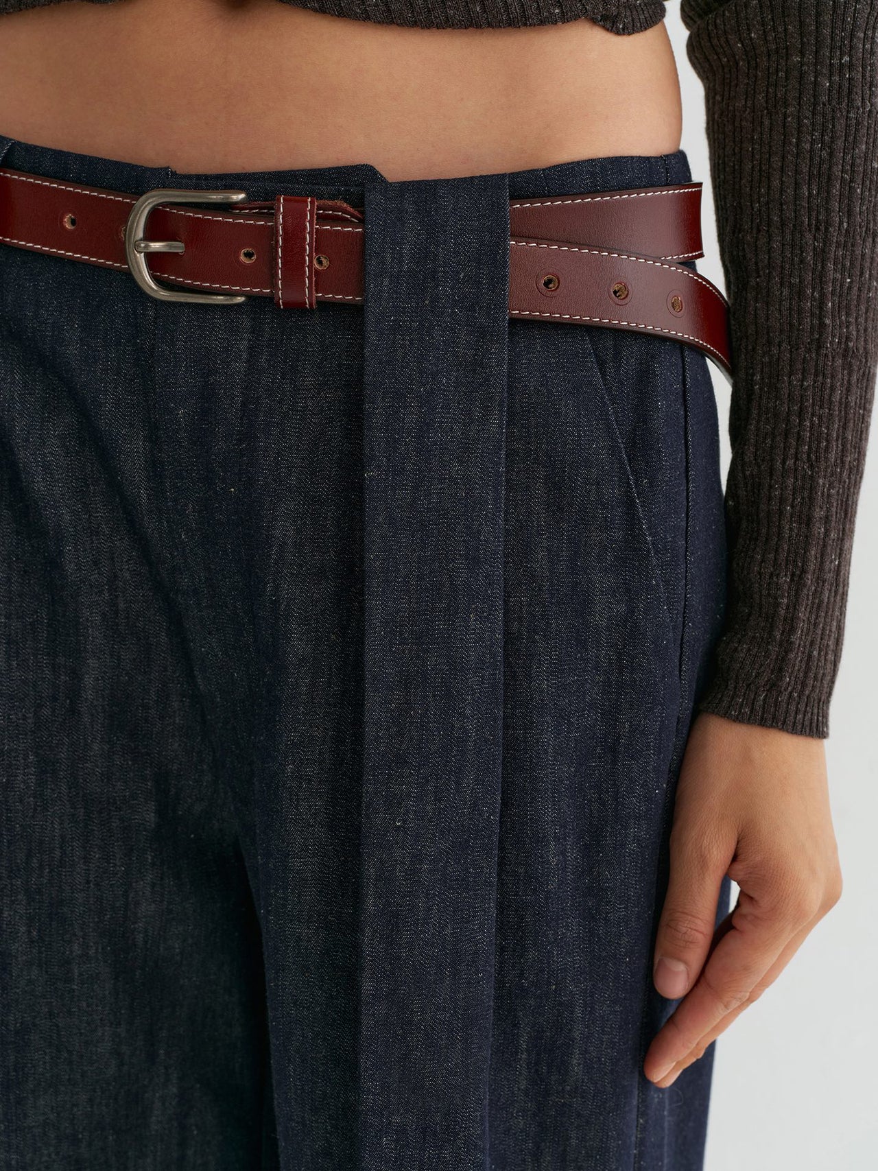 Noir Leather Belt