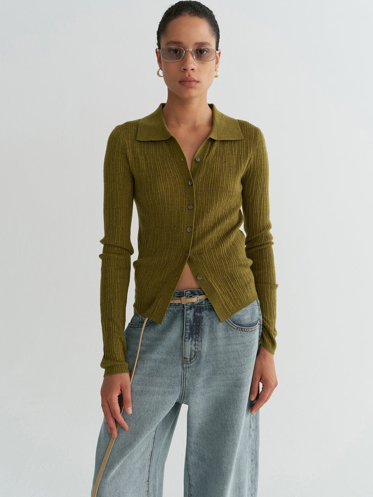 Moss Rib Knit Top