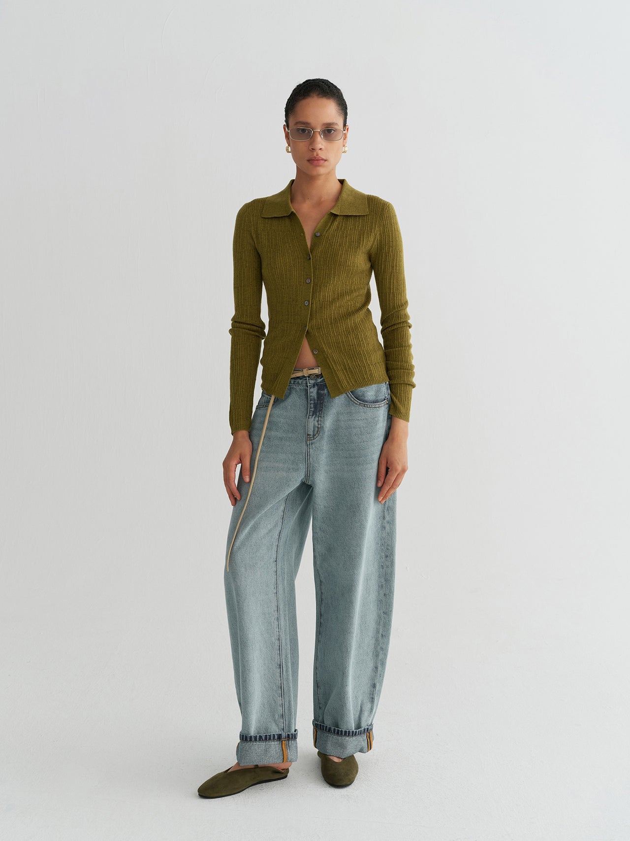 Moss Rib Knit Top