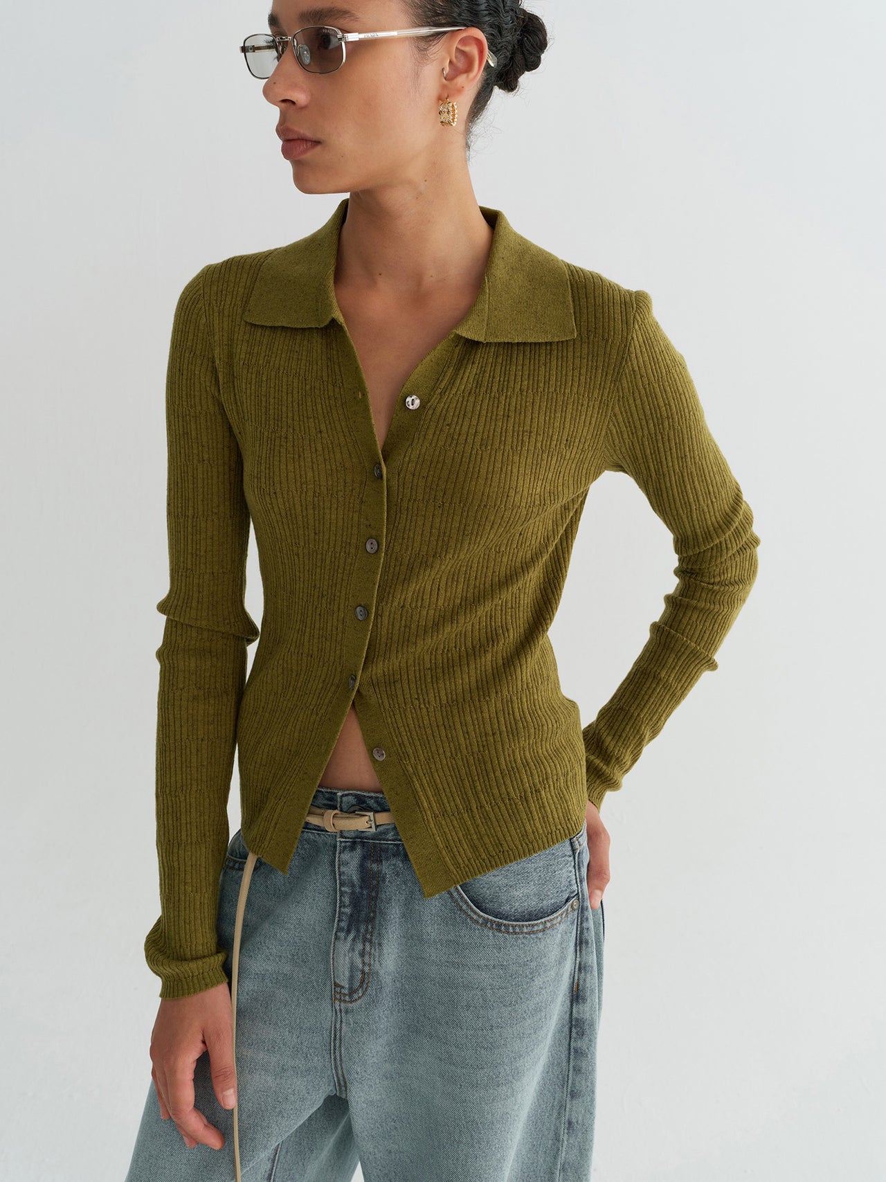 Moss Rib Knit Top