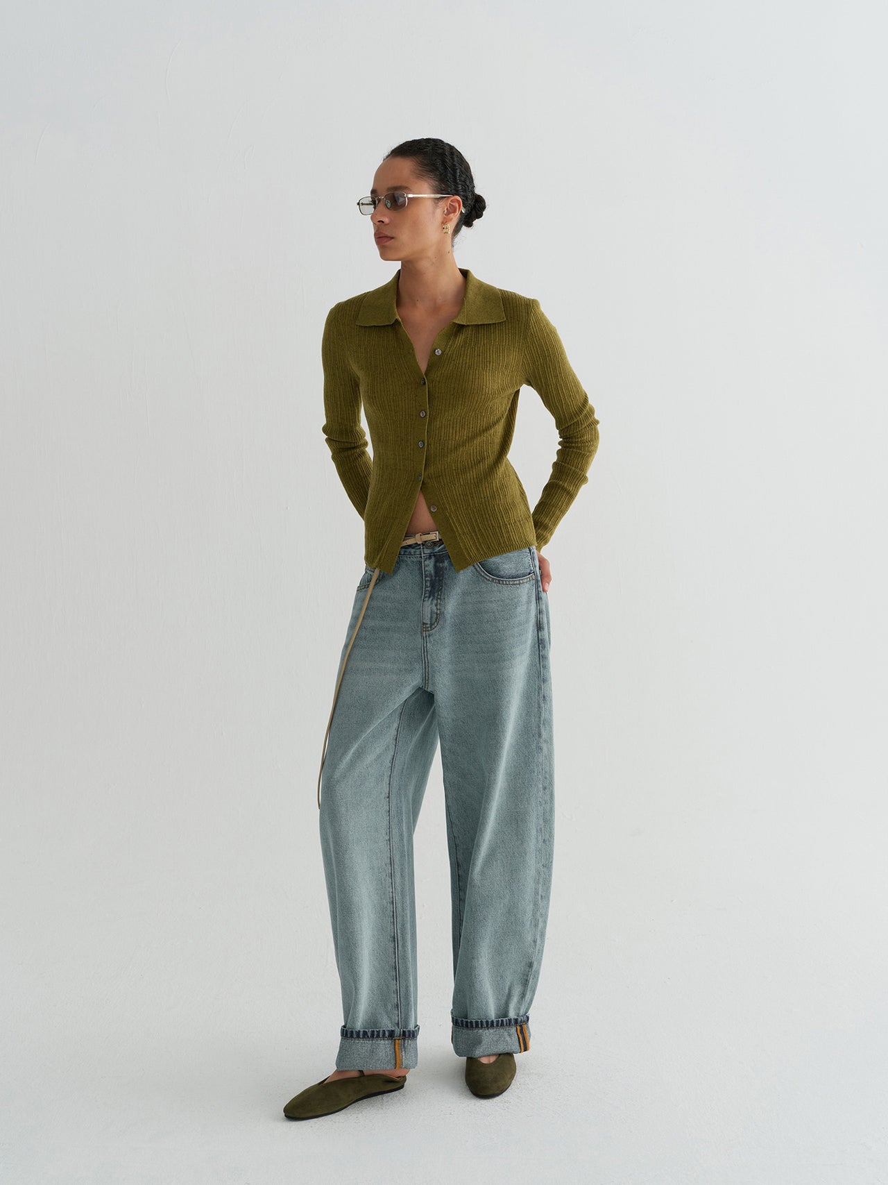 Moss Rib Knit Top