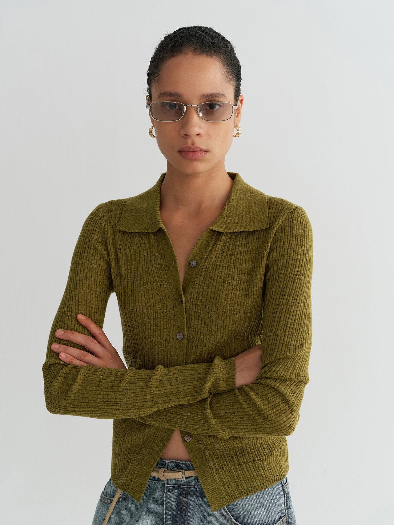 Moss Rib Knit Top