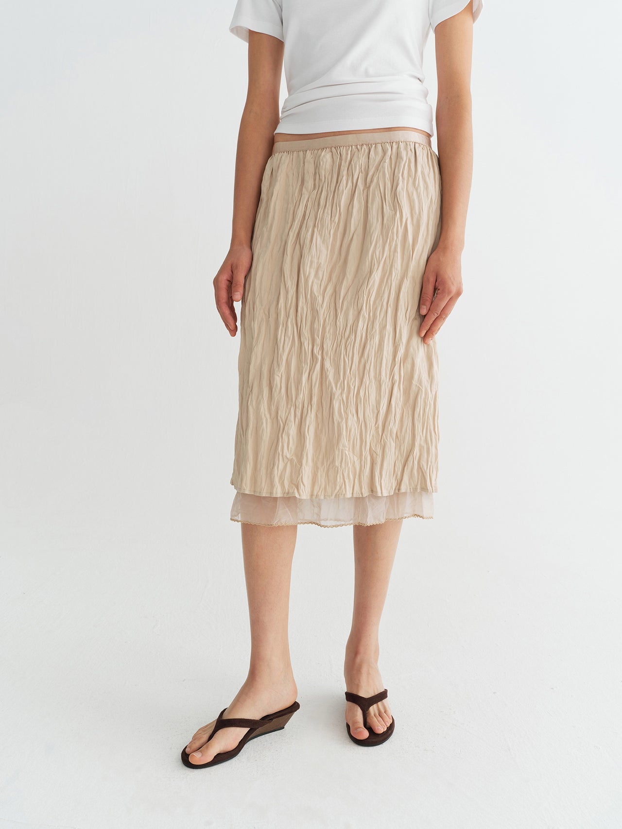 Aira Crinkle Skirt