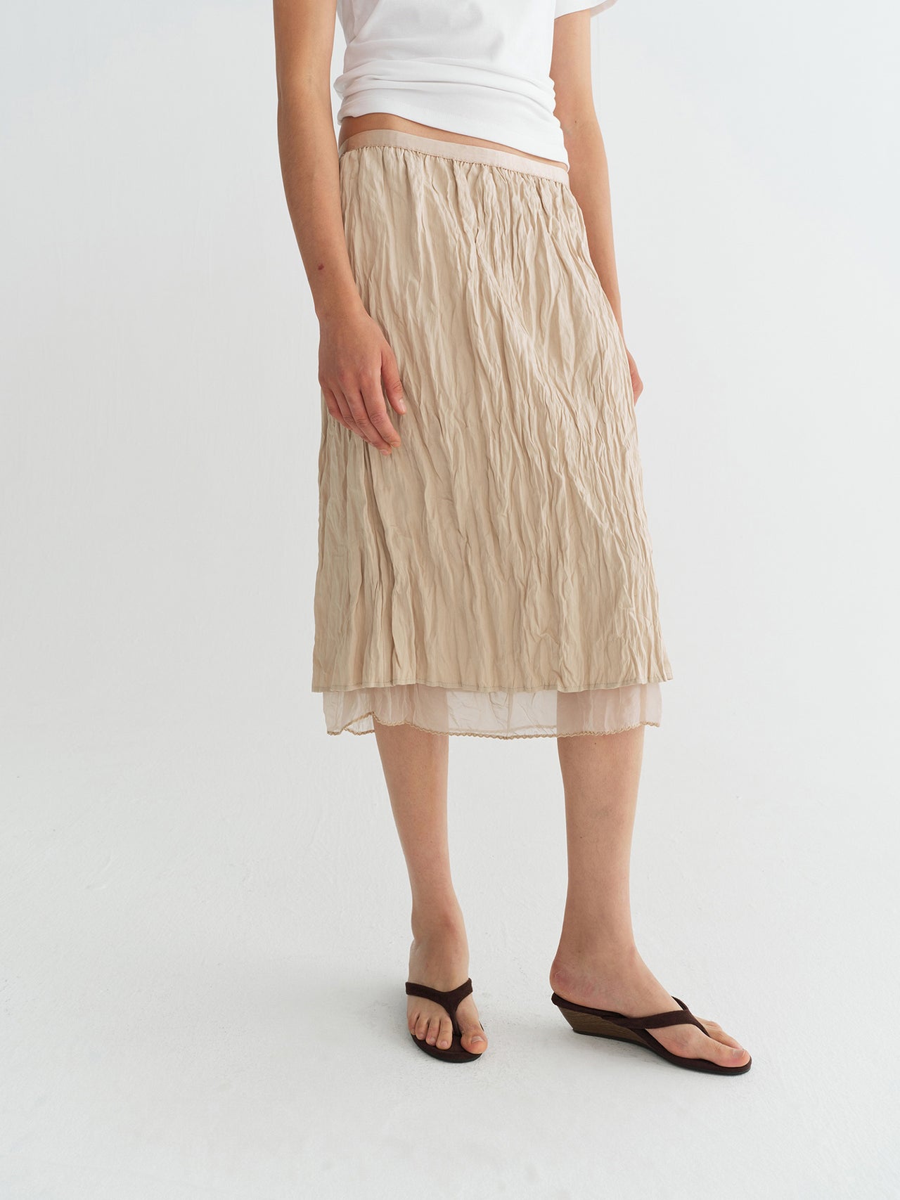 Aira Crinkle Skirt