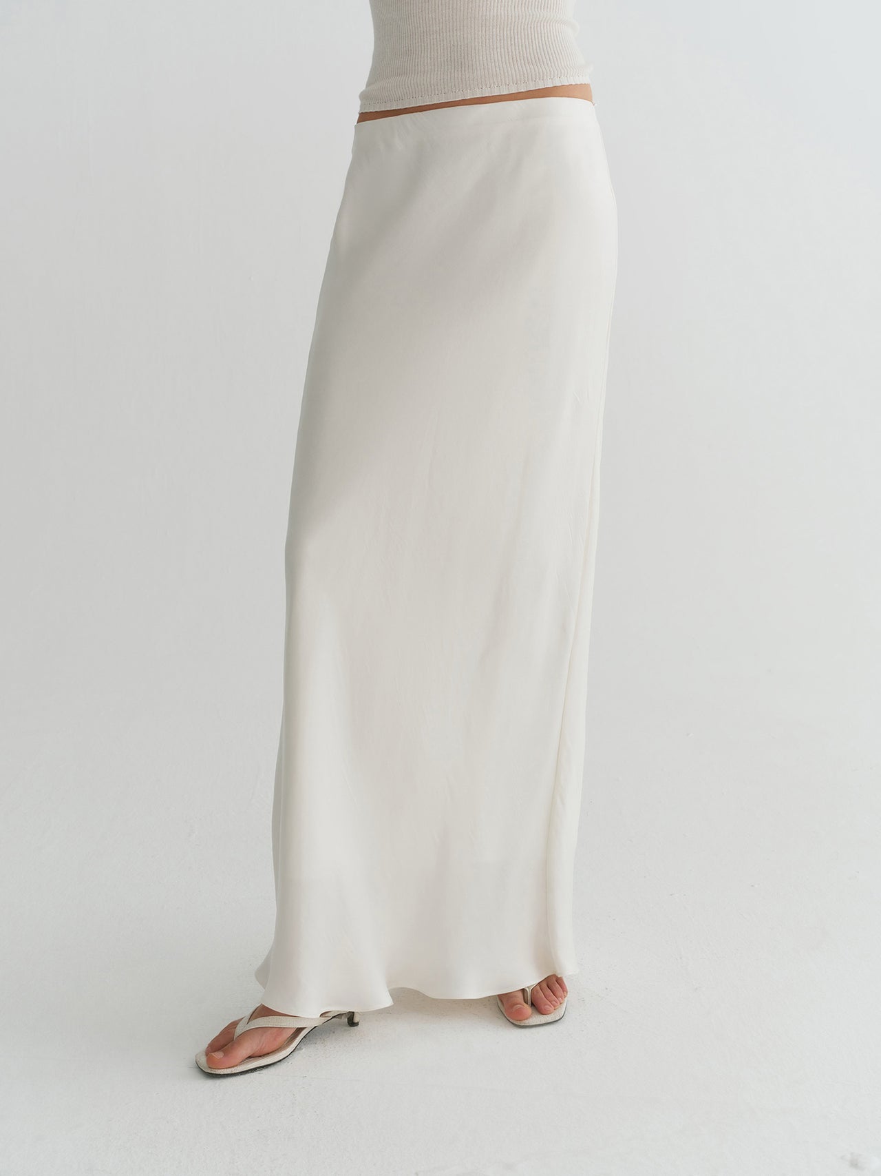 Aster Silk Skirt