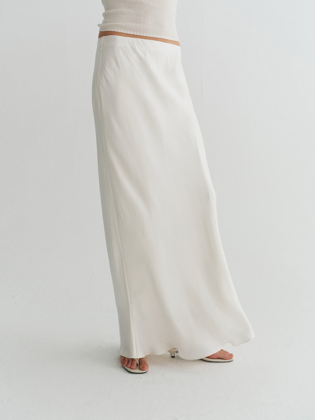 Aster Silk Skirt