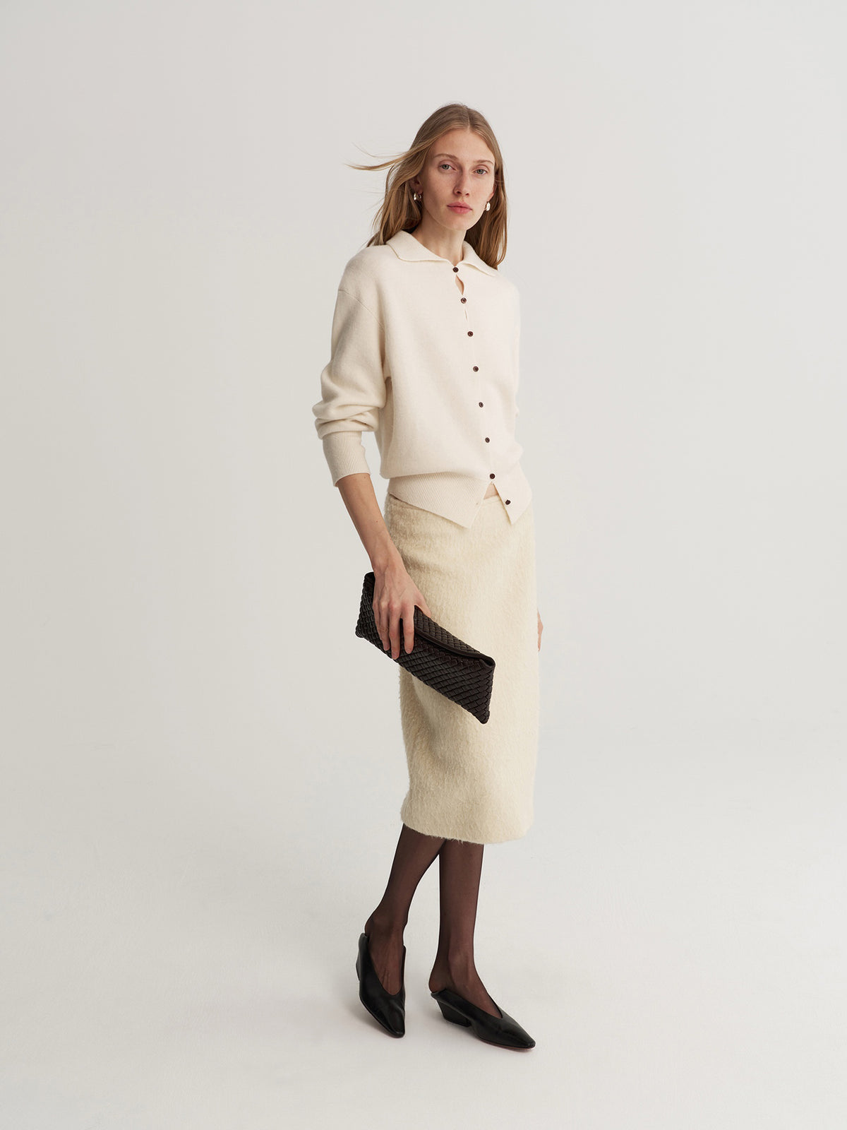 Soft Halo Wool Skirt