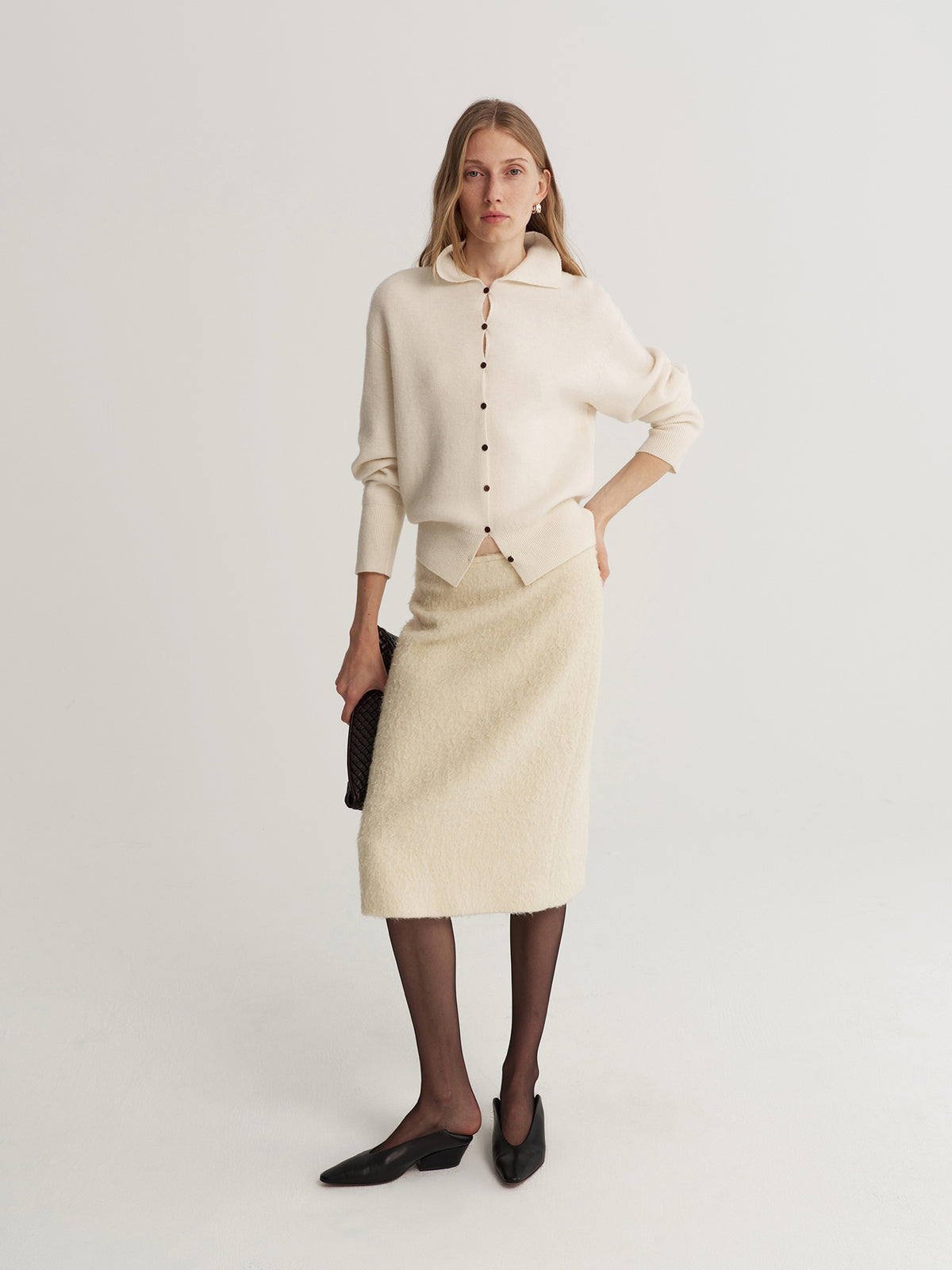 Soft Halo Wool Skirt