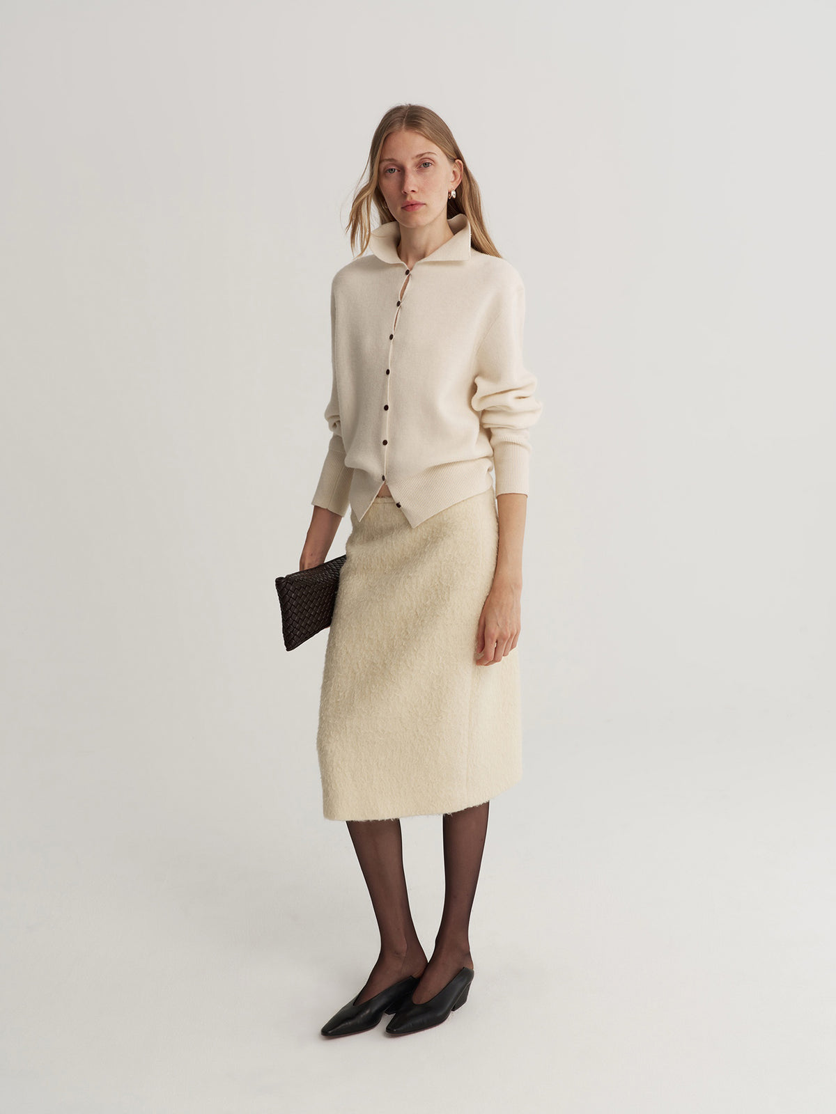 Soft Halo Wool Skirt