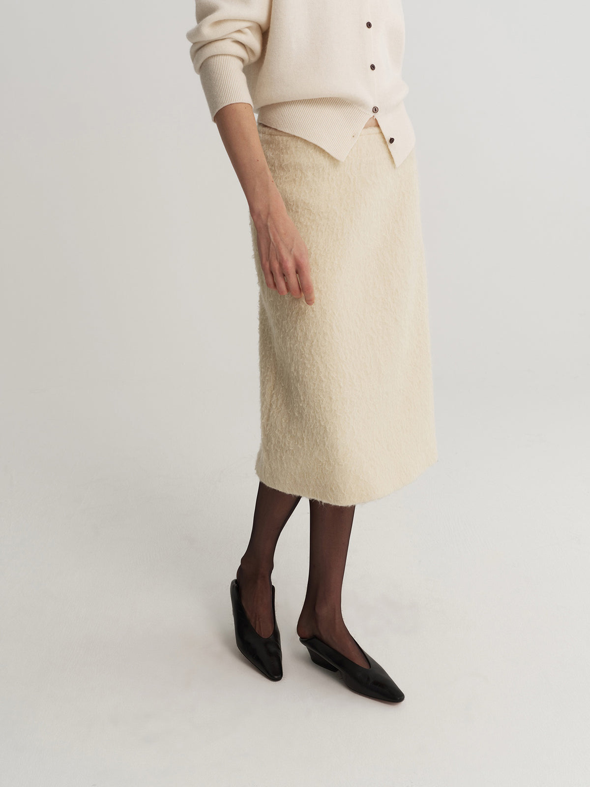 Soft Halo Wool Skirt