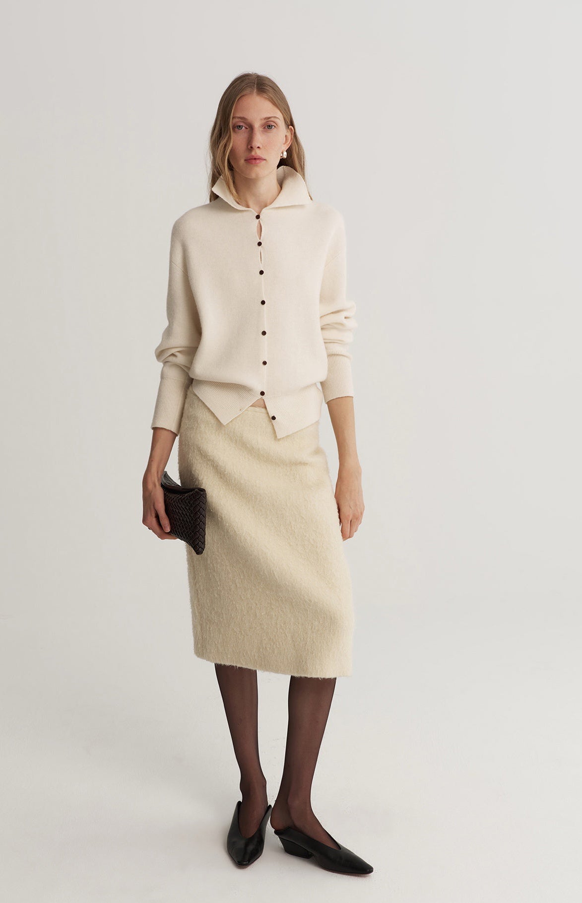 Soft Halo Wool Skirt