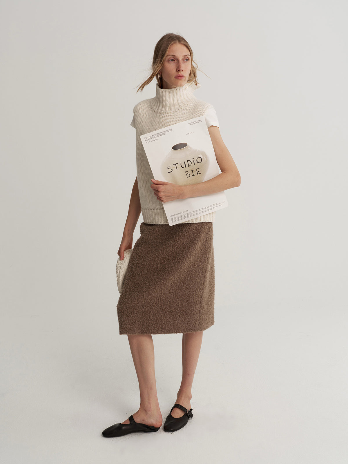 Soft Halo Wool Skirt