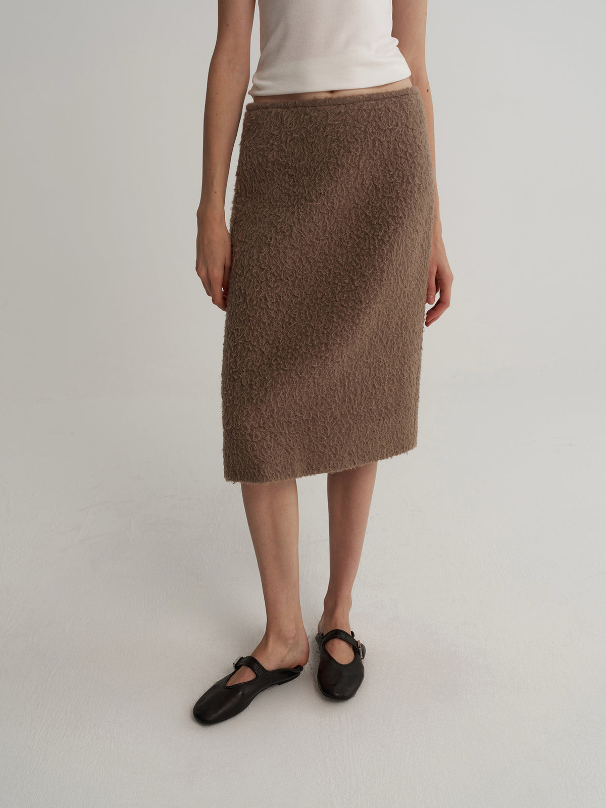 Soft Halo Wool Skirt