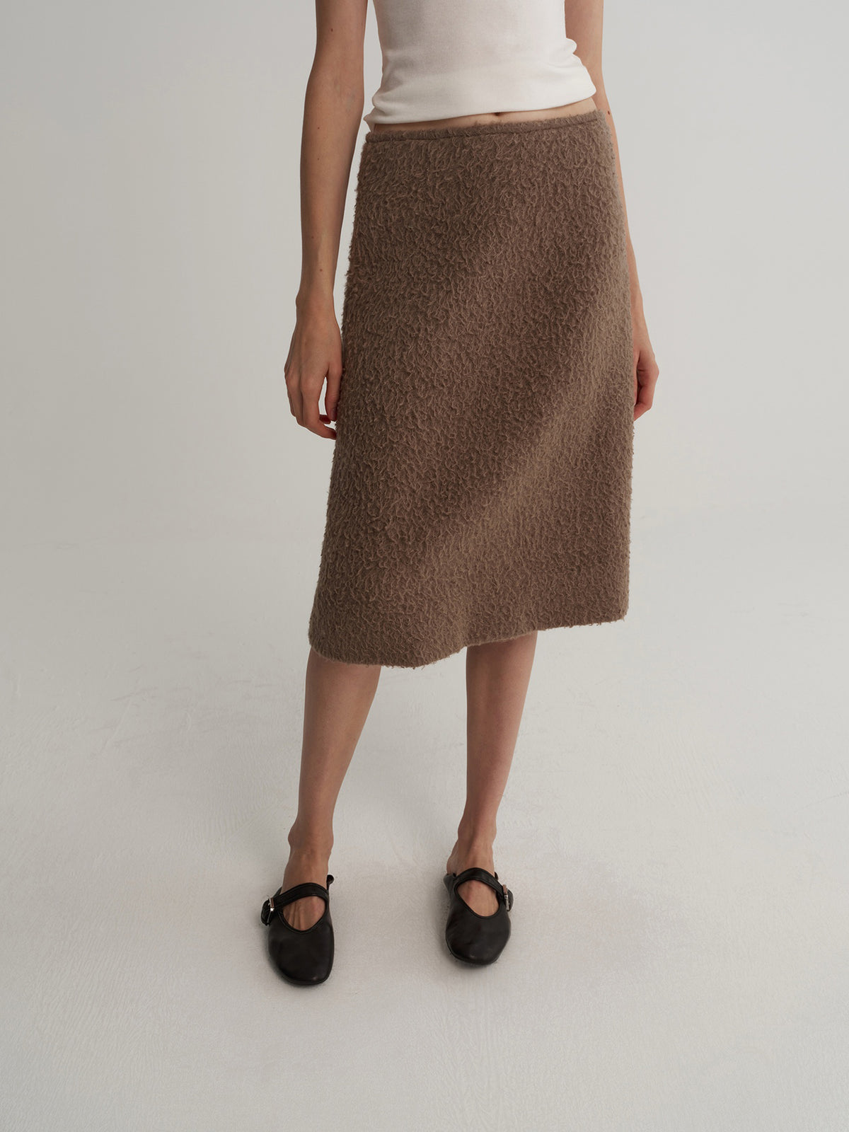 Soft Halo Wool Skirt