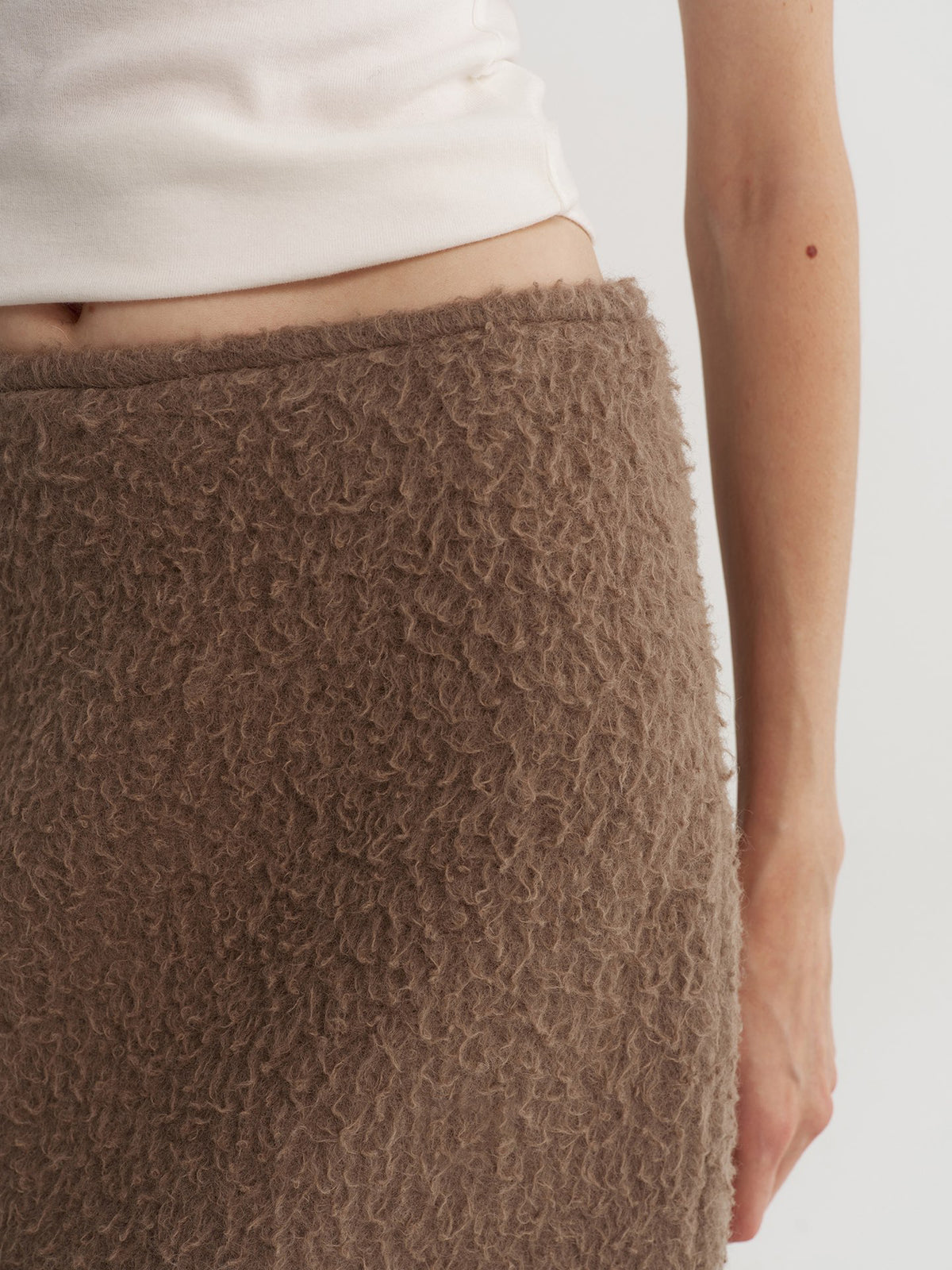 Soft Halo Wool Skirt