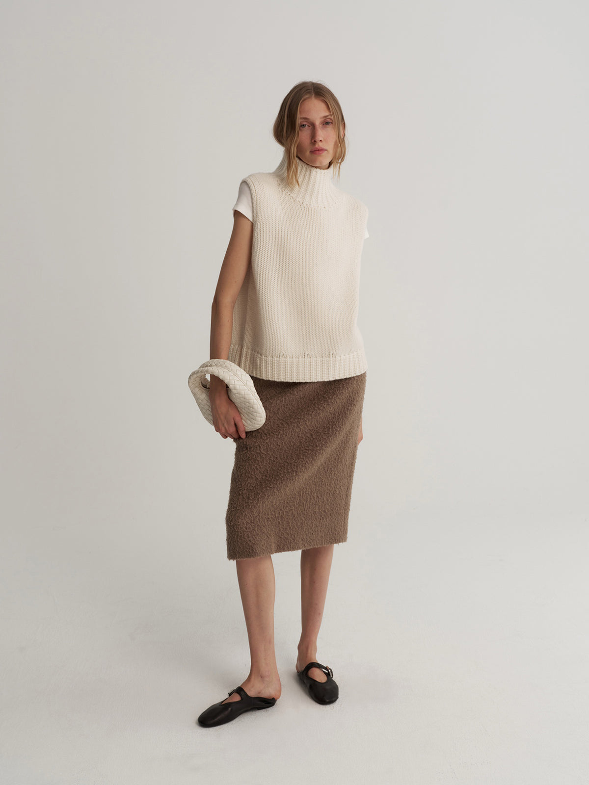 Soft Halo Wool Skirt