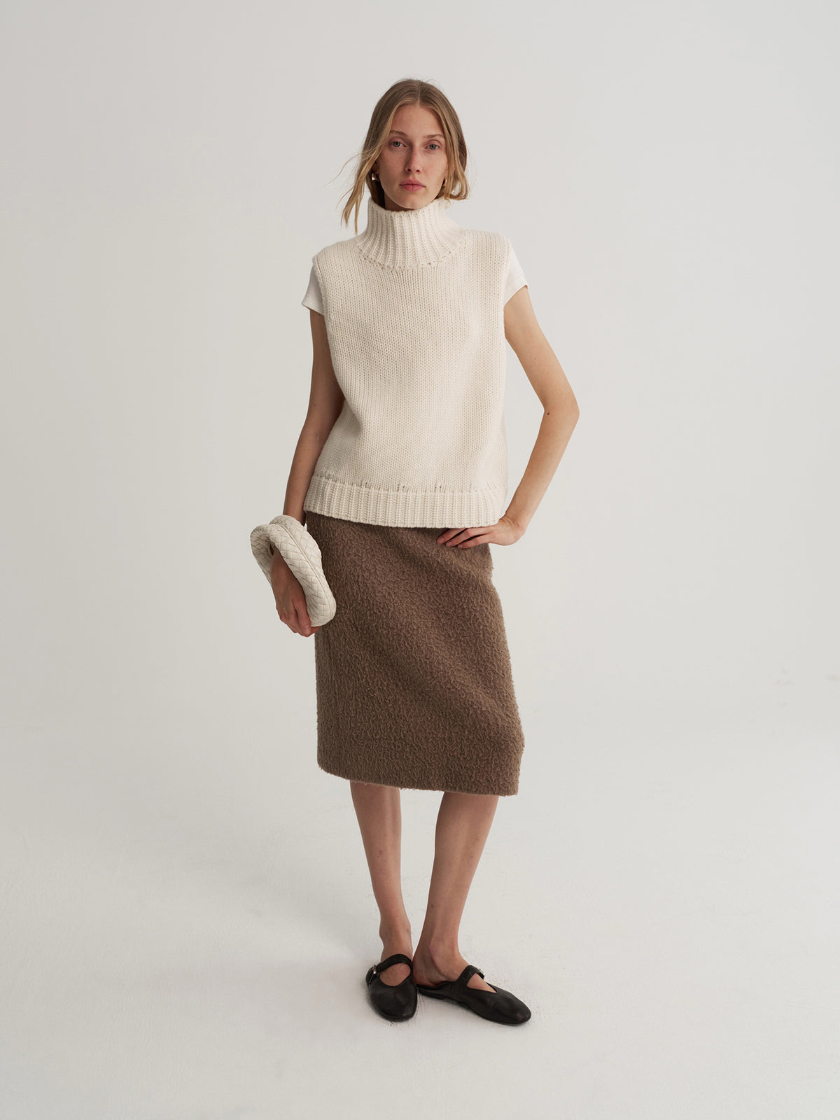 Soft Halo Wool Skirt