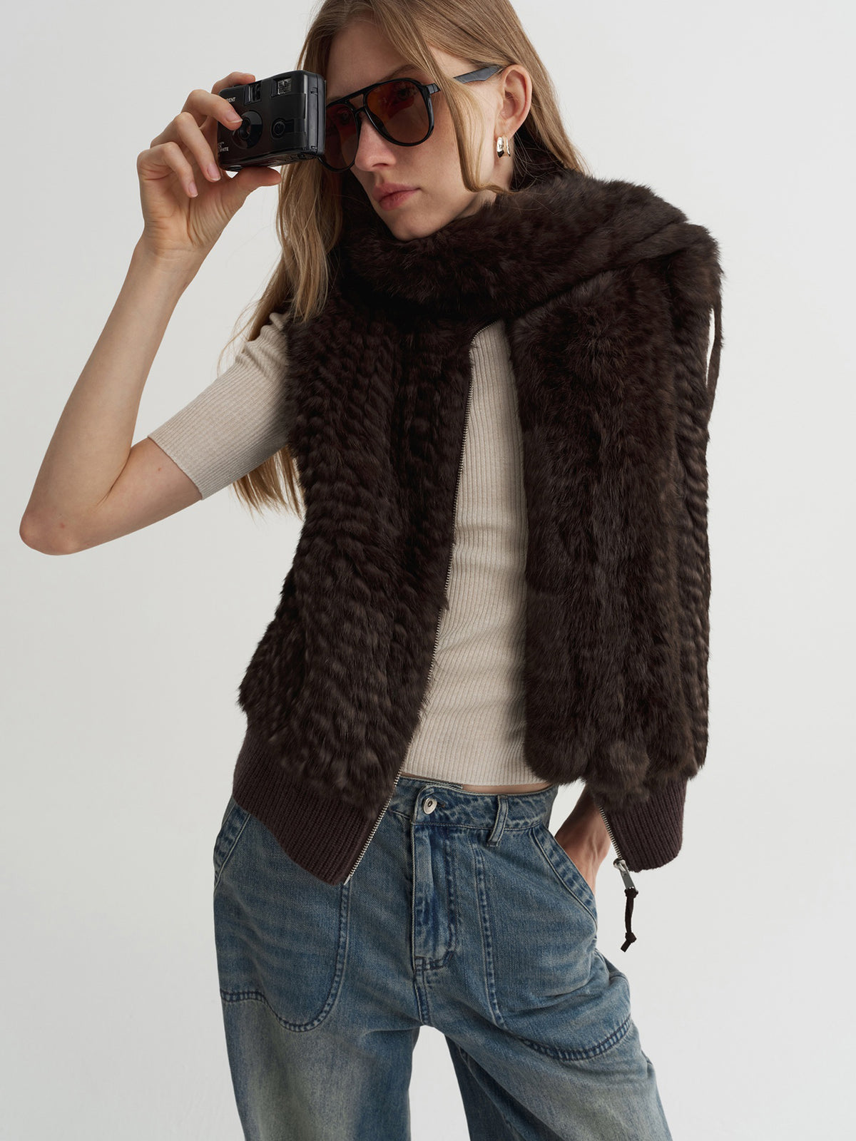 Drape Rabbit Scarf