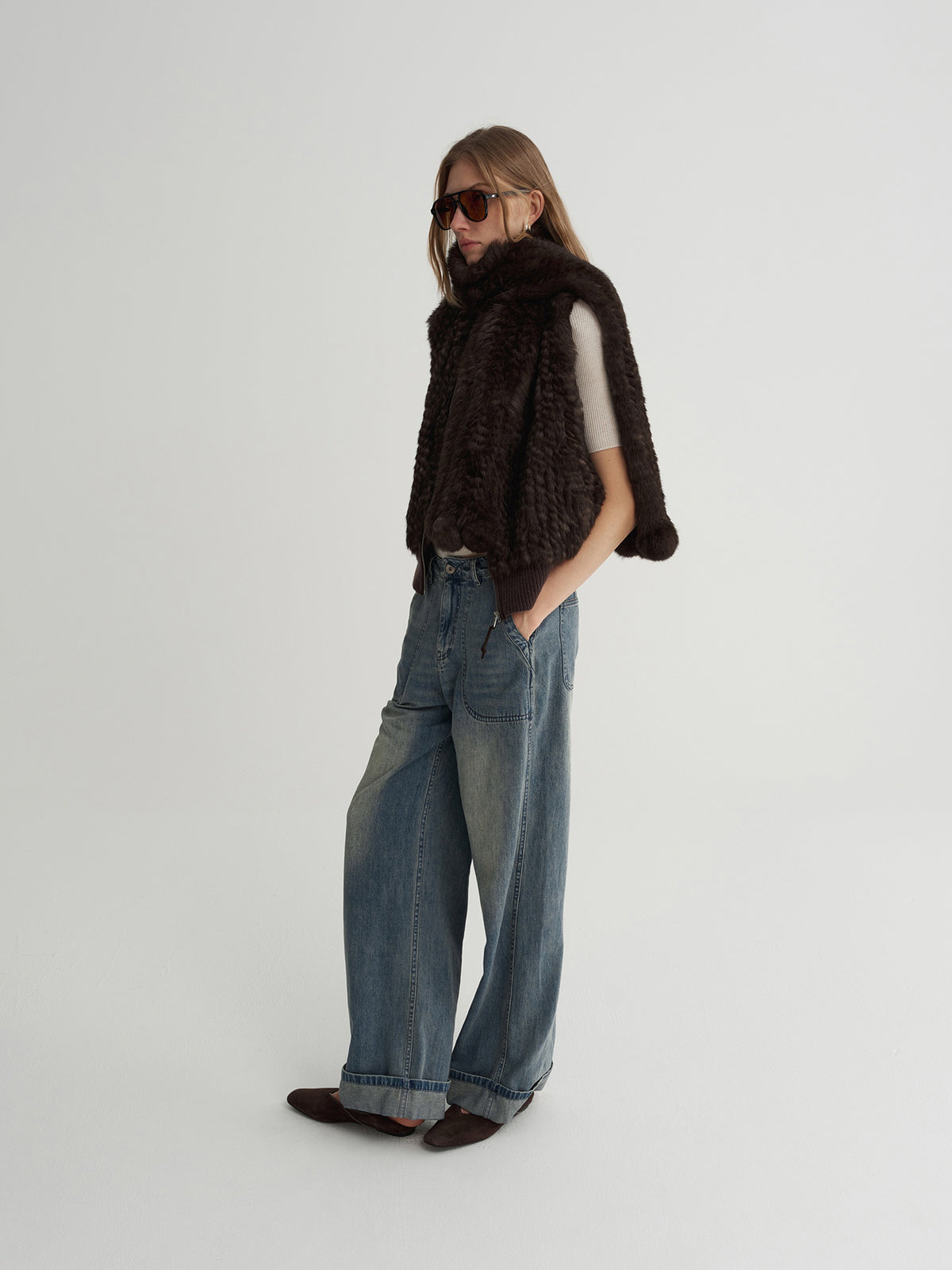Drape Rabbit Scarf