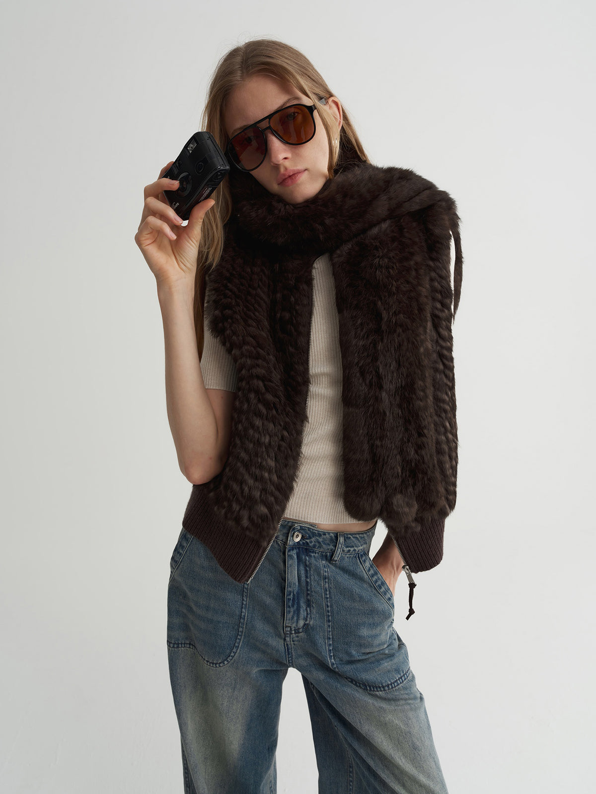 Drape Rabbit Scarf