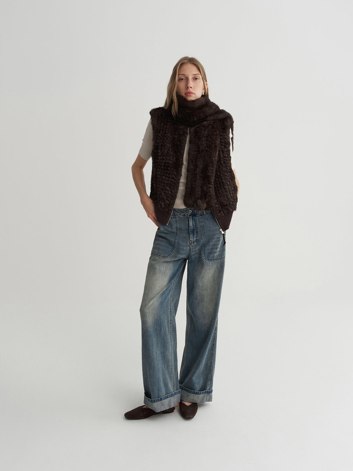 Drape Rabbit Scarf