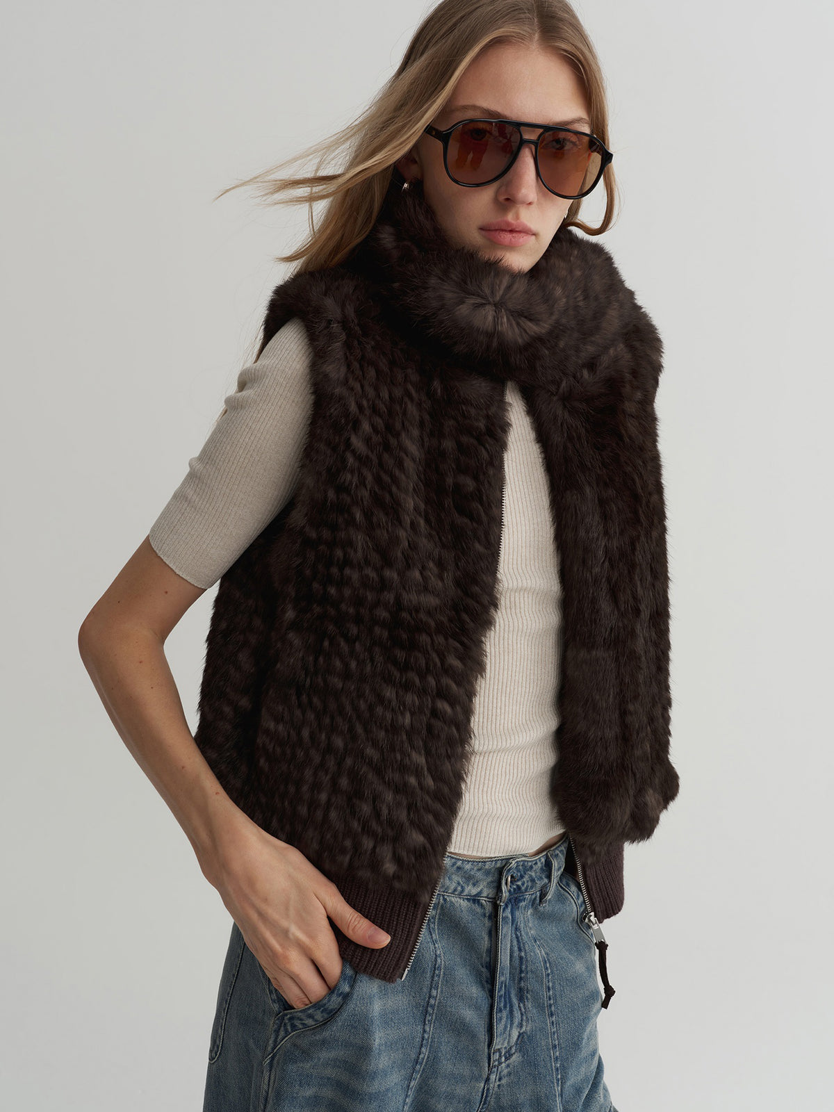 Drape Rabbit Scarf