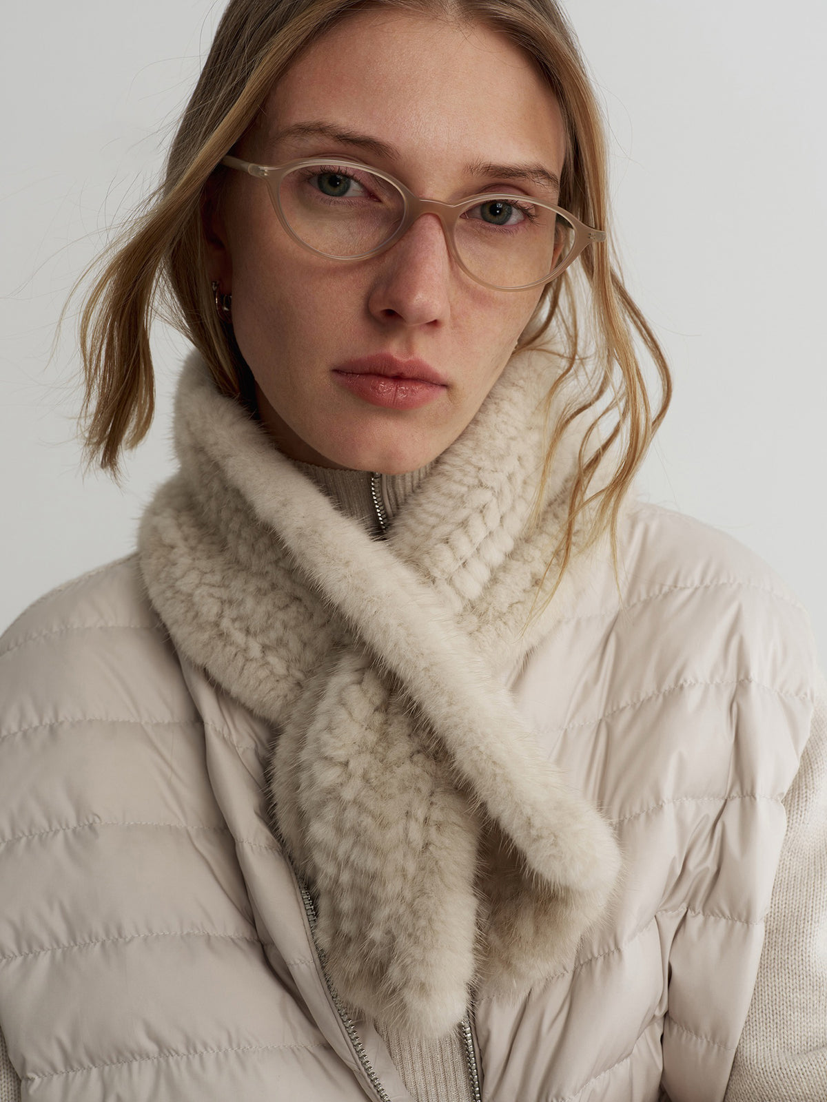 Veil Mink Scarf